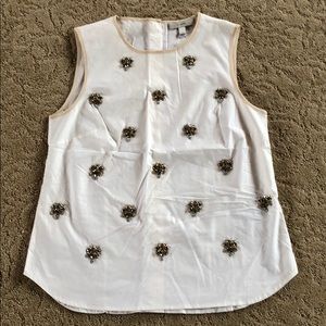 J. Crew jeweled shirt